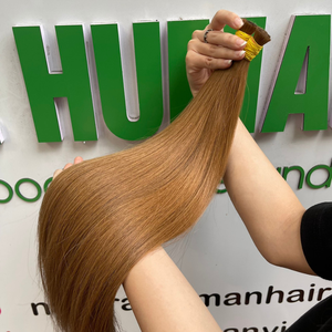 Vente en gros d'extension de cheveux 100% humains Remy de meilleure qualité cheveux vierges en vrac à double tirage cheveux vietnamiens avec couleur de surbrillance - Product Image 2