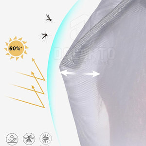 Masque de mouche de produits d'équitation confortables de qualité supérieure avec un long nez au taux de gros Fit Equine Fly Mask - Product Image 6