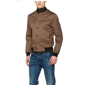 Meilleure vente de veste universitaire côtelée personnalisée, veste universitaire confortable en tissu doux inspiré du canapé avec bordure côtelée pour hommes - Product Image 6