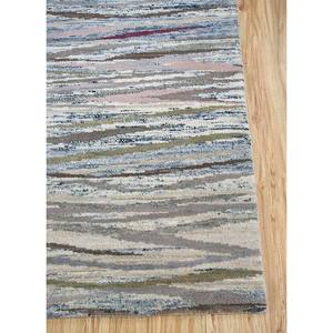 พรมขนสัตว์ถักมือแมนชาฮา สีเทาและสีดำ ลายแบบนามธรรม สไตล์คิลิม สำหรับบ้าน ห้องโถง และรูปทรงสี่เหลี่ยมผืนผ้า-Le-121 - Product Image 4