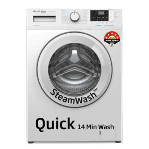 Lave-linge à chargement frontal entièrement automatique Voltas Beko 8 kg 5 étoiles (WFL8012B7JVBKA Blanc) - un produit Tata - Product Image 1