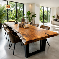 Ensemble de table à manger en marbre moderne Vantel pour 8 personnes, pour projets de villas et d'appartements de luxe, fabricant en gros