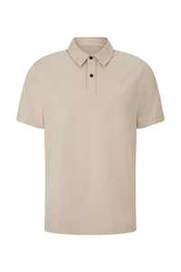 Chemise à col roulé haut avec logo personnalisé Polo de golf côtelé de qualité avec fermeture éclair pour hommes - Product Image 5
