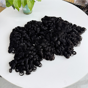 Lots de Cheveux Humains Bruts Cambodgiens Ondulés Effet Rebondissant, Cheveux Vierges Noirs Naturels en Gros pour Fournisseurs de Cheveux - Product Image 5