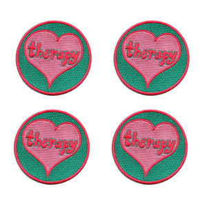 Logotipo personalizado tejido hierro en parches bordados precio al por mayor hierro en parche parches bordados personalizados para ropa - Product Image 5