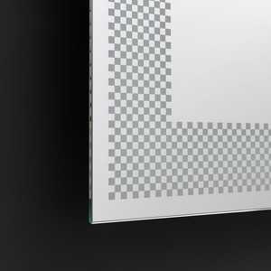 Miroir rectangulaire 50x70 LED décoré et éclairé - Product Image 4