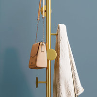 Supports de manteau de base de marbre de vente chaude avec la poudre d'or enduite porte-manteau de conception unique et élégante support de tissu support de chapeau pour la maison