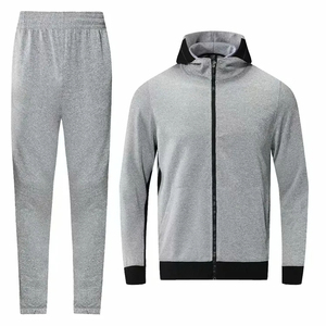 Chándal de algodón 2025 para hombre de diseño superior 100%, ajuste cómodo, entrenamiento personalizado, ropa informal, chándal negro de estilo superior - Product Image 1