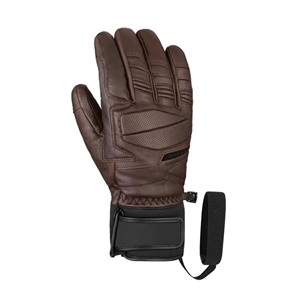 Fournisseur direct d'usine de gants de ski en cuir de chèvre respirants de couleur personnalisée imperméables et chauds pour les sports d'hiver - Product Image 2
