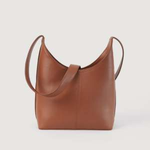 กระเป๋าโฮโบหนังแท้สเตฟานี บราวน์ - Product Image 1