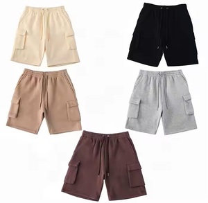 Shorts cargo en toile de coton/spandex pour homme avec logo personnalisé, respirants et à séchage rapide - Product Image 1