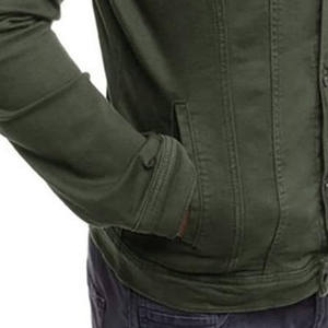 Services OEM Veste Jeans Homme Design Personnalisé de Haute Qualité Nouveau Design Veste Jeans Pour Hommes - Product Image 6