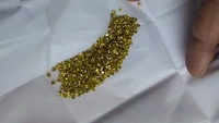Diamante Amarillo de Corte Redondo Cultivado en Laboratorio, CVD HPHT, Certificado IGI, Color Fantasía, Claridad VS VVS, Corte Excelente, para Joyería