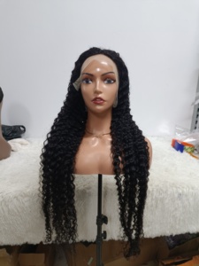 Promoción de Pelucas de Cabello Humano Largo 9A al por Mayor, 180% de Densidad, de 8 a 40 Pulgadas, Pelucas con Frente de Encaje 13x4, Pelucas de Cabello Humano Lisas y con Ondas al Agua - Product Image 4