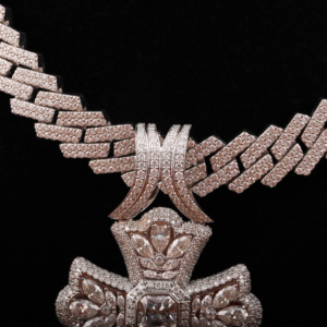 Pendentif en argent 925 avec croix chrétienne personnalisée en forme de diamant cultivé par le laboratoire Star Dust en forme de croix Hip Hop populaire et multi-coupe - Product Image 3