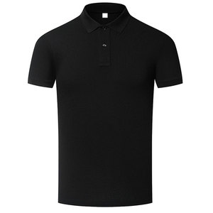 Polo rouge de couleur unie-T-shirt basique décontracté à manches courtes et à ourlet côtelé avec imprimé Technics Plus Size Plain-Color Design - Product Image 4