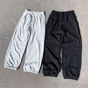 Pantalones de chándal de algodón 100% de alta calidad para hombre, ropa de calle, joggers de gimnasio, joggers en blanco con logotipo personalizado informal de lana - Product Image 1