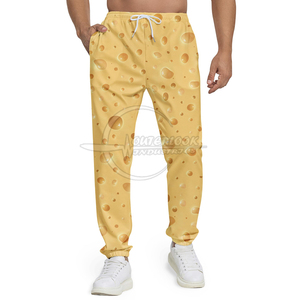 กางเกงซับเหงื่อสำหรับผู้ชายเสื้อผ้าลำลองแบบระเหิดพิมพ์ลายโลโก้ได้ตามต้องการ - Product Image 1