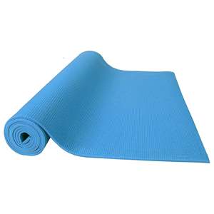 Tappetino per Esercizi Signature Fitness Multiuso ad Alta Densità Antistrappo, Spessore 10mm, Pieghevole, con Cinghia, Blu, in Cotone, Gomma Naturale e TPE - Product Image 3