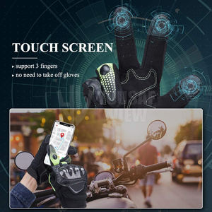 ถุงมือขี่มอเตอร์ไซค์สำหรับทุกเพศถุงมือขี่มอเตอร์ไซค์ดีไซน์ใหม่ปรับแต่งได้ - Product Image 2