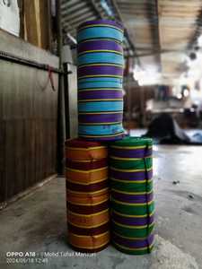 Custom Made Nylon Striped Fabrics for Making Nylon Fabric Pouches and Bags Ideal for Resale by <b>Garden</b> Stores - Product Image 4