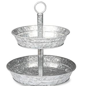 Support à gâteau en bois avec finition naturelle, pour servir des fruits, des gâteaux, des outils de service, pour les fêtes et les célébrations - Product Image 2