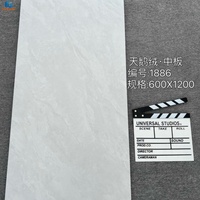 Foshan Fabrik 600x1200mm Glänzende Glasierte Porzellanfliesen Säurebeständig Antibakteriell für Hotel Villa Wand Boden Projekte