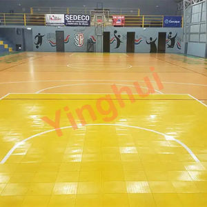 Venta caliente All-Around Indoor Rubber PP Sports Flooring Tile Resistente a la intemperie para entrenamiento de baloncesto - Product Image 4