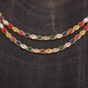 Silver Temple Fashion Layered Necklace 173311 - Product Image 5