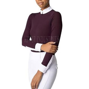 Alta calidad 2024 último diseño camisa de equitación de gran tamaño personalizado impreso camisa de equitación para la venta - Product Image 3