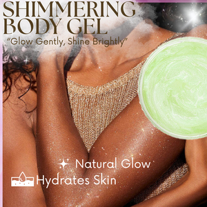 Gel exfoliant pour le corps de qualité supérieure 100g fabriqué en UE avec des paillettes hydratantes scintillantes et des herbes sans paraben avec un parfum frais et sucré - Product Image 1