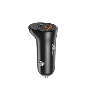 Adaptador de coche de 20W PD/QC tipo-C y USB, en color negro, 2, 2 unidades - Product Image 2