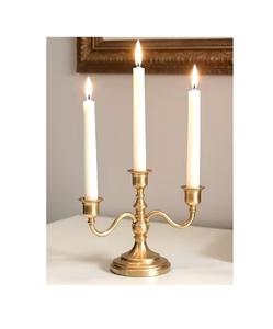 Candélabre moderne en métal à 3 bras bougeoir en métal en laiton fer acier aluminium pour décoration et cadeaux - Product Image 1