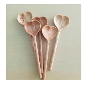 Juego de cucharas de madera de estilo ecológico hechas a mano para utensilios de cocina, Cajas de Regalo, catering y exhibición minorista - Product Image 1