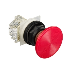 For SCHNEIDER ELECTRIC 9001SKR24R 30MM MUSHROOM OPERATOR RED <b>Push</b> <b>Button</b> <b>Switches</b> - Product Image 1