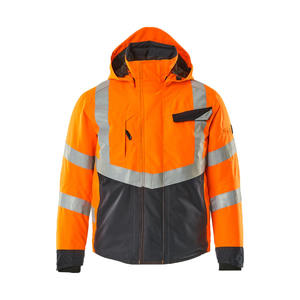 เสื้อแจ็คเก็ตทำงานแบบปรับแต่งได้ กันน้ำ ระบายอากาศ มองเห็นได้ชัดเจน พร้อมแถบสะท้อนแสงแบบเรืองแสง LED ระดับความปลอดภัย Class 3 - Product Image 1