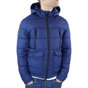 Dernière conception veste matelassée d'hiver pour hommes avec logo personnalisé arrivée de gros coupe-vent léger avec tissu en toile au design de bulles - Product Image 5
