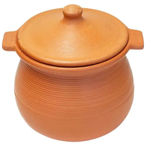 Unglazed LEAD-FREE Clay Handi/ Indian Clay Pot for Cooking With