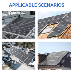 Rvpozwer Entrepôt américain Panneau solaire monocristallin haute tension à demi-cellule 22% d'efficacité 200W 12V Ensemble de panneaux solaires Garantie 25 ans Chine - Product Image 6