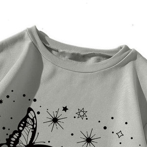 Sweat-shirt à capuche tissé automne/hiver imprimé pour femmes avec logo personnalisé Position avant Service OEM Vente en gros pour les détaillants mondiaux - Product Image 2