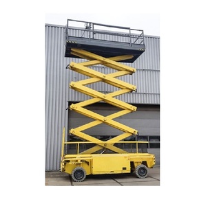 Elevador de tijera eléctrico económico de 19 pies a 25 pies a la venta Elevador de plataforma confiable para trabajos de mantenimiento e instalación - Product Image 5
