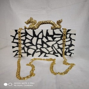 Boîte à bijoux et sac en résine effet marbre vert antique de haute qualité, design durable, imperméable, écologique, grande capacité - Product Image 4