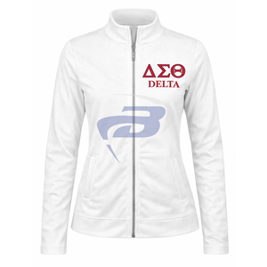 DELTA SIGMA theta sorority เสื้อยืดฤดูหนาวไซส์ใหญ่พิเศษสำหรับผู้หญิงตัวหนา1913ตัวอักษรกรีก DST ออกแบบโลโก้ได้ตามต้องการ - Product Image 2