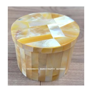 Pierres semi-précieuses naturelles avec marbre cadeau Unique et boîte à bijoux de décoration intérieure - Product Image 2