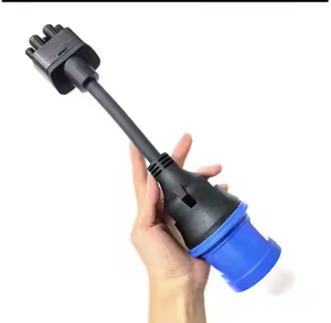 <span class=keywords><strong>Tesla</strong></span> Model S,3,X,Y Gen 2 Ev Chargeur Rallonge Connecteur <span class=keywords><strong>Bleu</strong></span> CEE 3pin Plug to <span class=keywords><strong>Tesla</strong></span> Adapter Ev Charger - Product Image 1