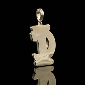 Colgante de Acero Inoxidable con Diamantes de Imitación Personalizado, Estilo Hip Hop - Product Image 2