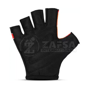 Gants de gymnastique demi-doigts pour hommes et femmes avec support de poignet en cuir fabriqué au Pakistan pour la musculation - Product Image 3