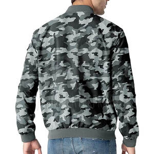 Chaqueta Bomber Deportiva de Invierno de Alta Calidad para Hombre, Precio Económico al por Mayor, Estilo Urbano, Cuello Alto, Transpirable - Product Image 2