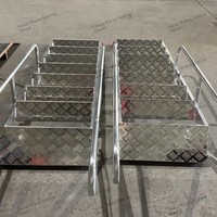 Échelle à marches en aluminium