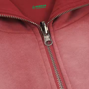 Nouveauté 2026 – Sweat à capuche vintage 100 % coton pour homme, délavé à l'acide, avec fermeture éclair intégrale, style streetwear, effet soleil éclairé, fermeture éclair intégrale sur le visage - Product Image 5